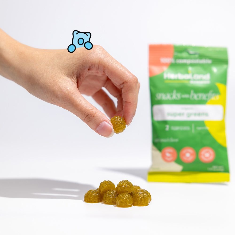 Super Greens -Snacks With Benefits, by Herbaland