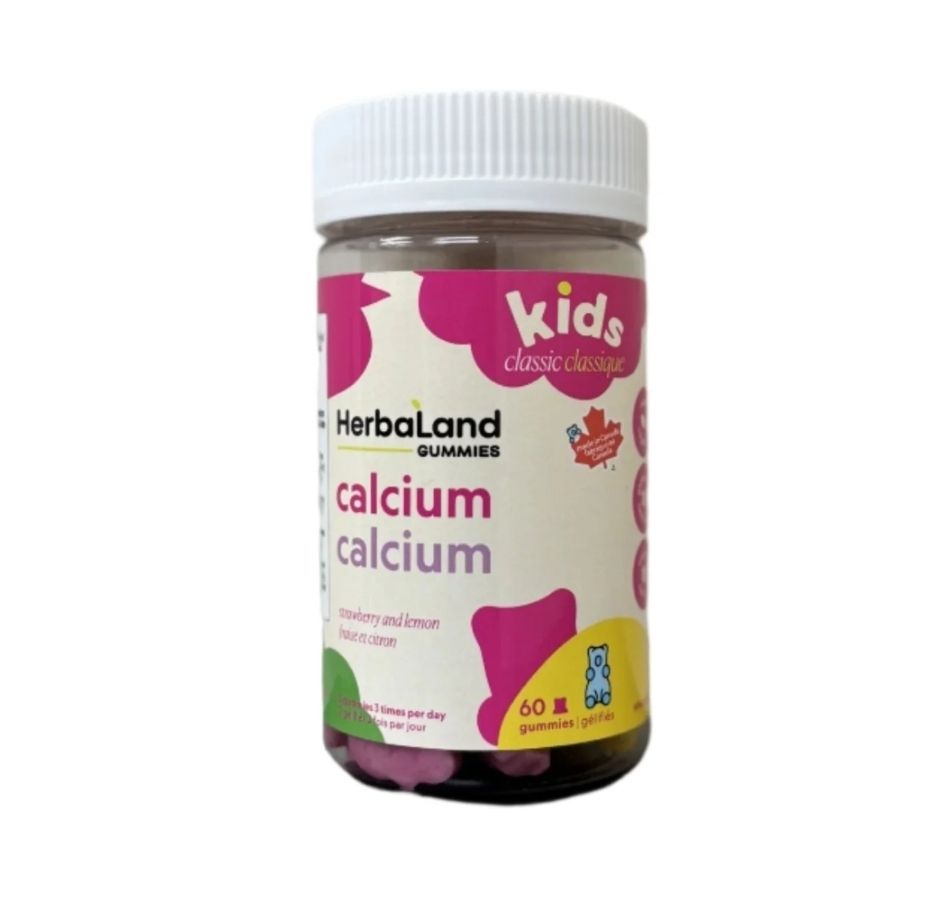 Kids Classic Calcium, by Herbaland (60 gummies)