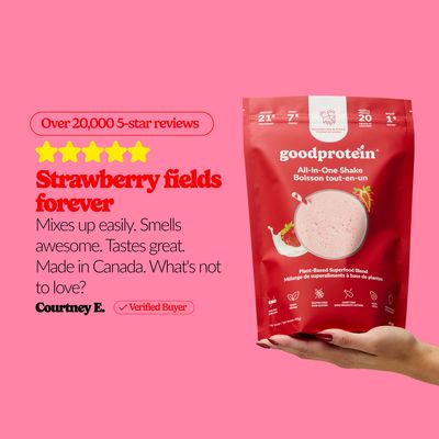 Strawberries &amp; Cream Protein Powder, by Good Protein