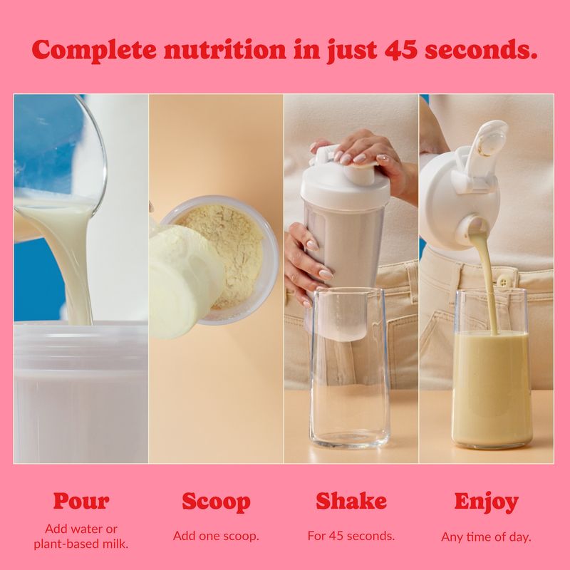 Strawberries & Cream Protein Powder, by Good Protein