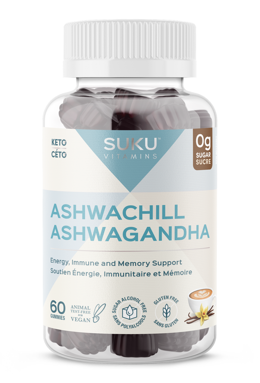 Ashwachill, by SUKU (60 gummies)