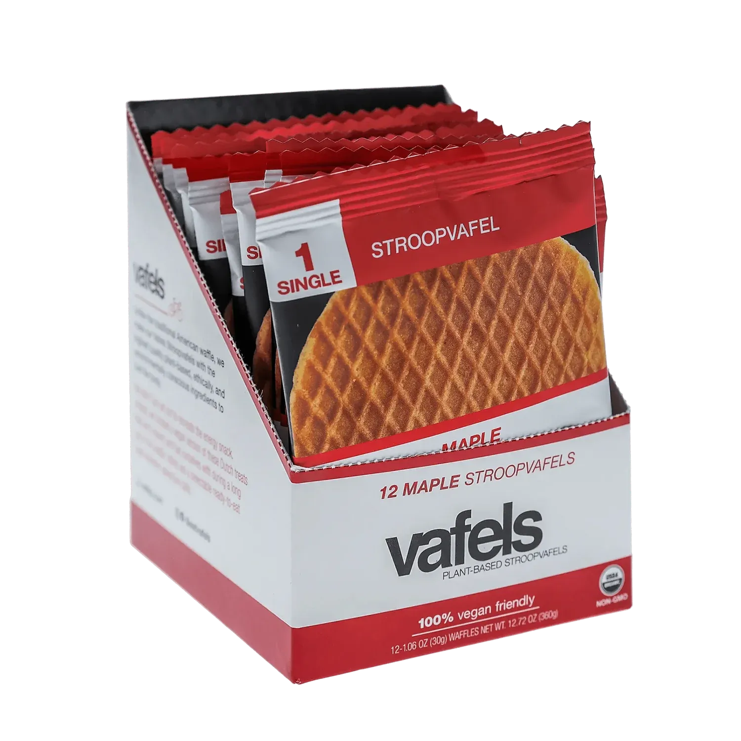 Organic Maple Stroopvafel, by Vafels (Stroopwafel) cs 12