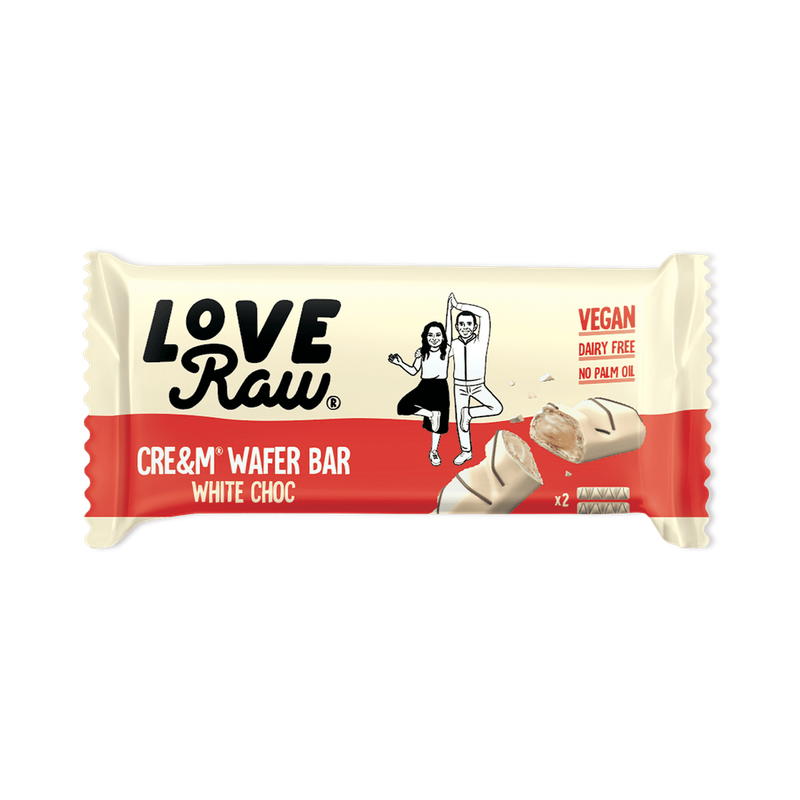 The White Choc Cre&amp;m® Wafer Bar, by LoveRaw