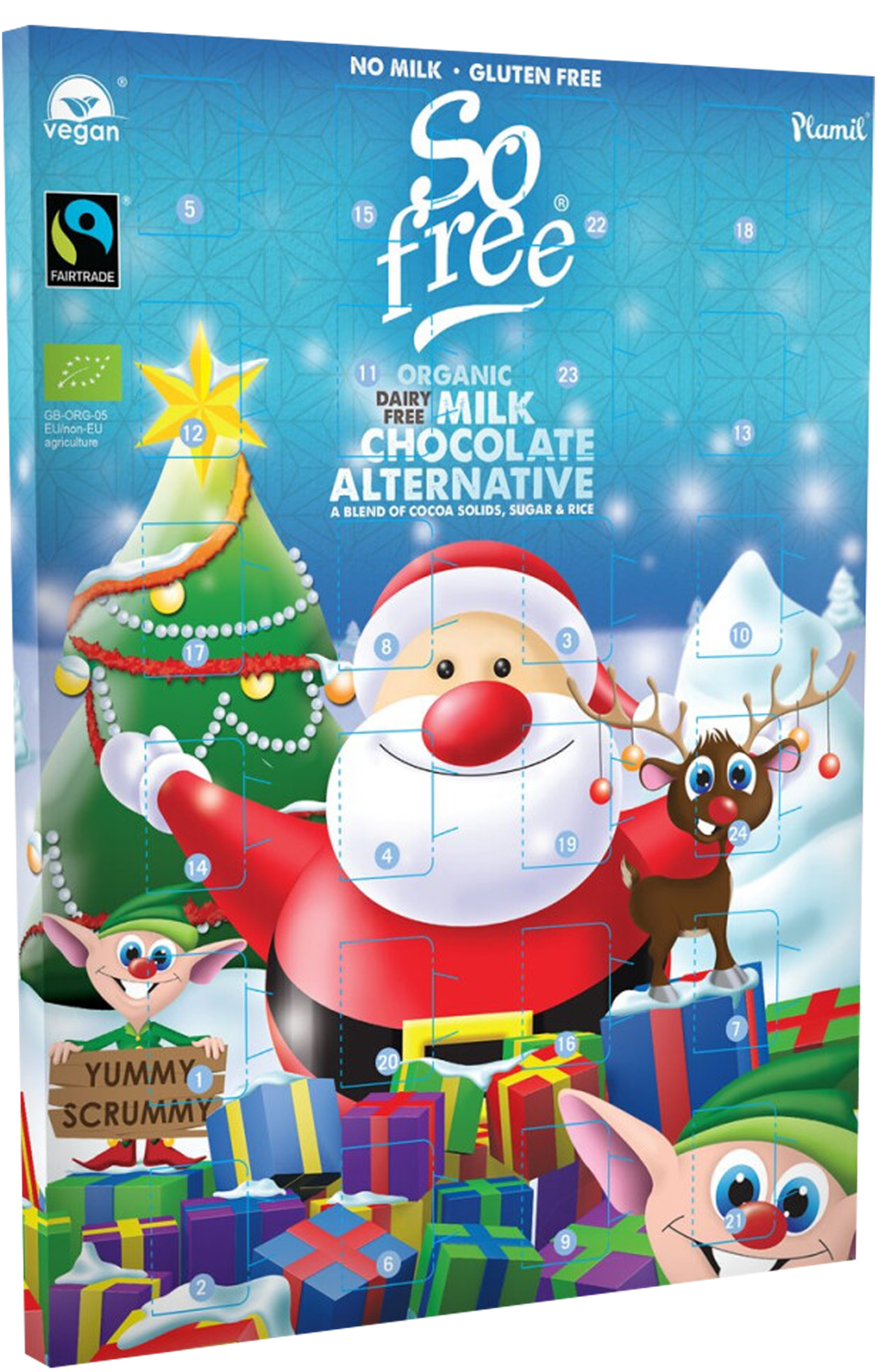 Oat M!lk Chocolate Advent Calendar, by Plamil So Free