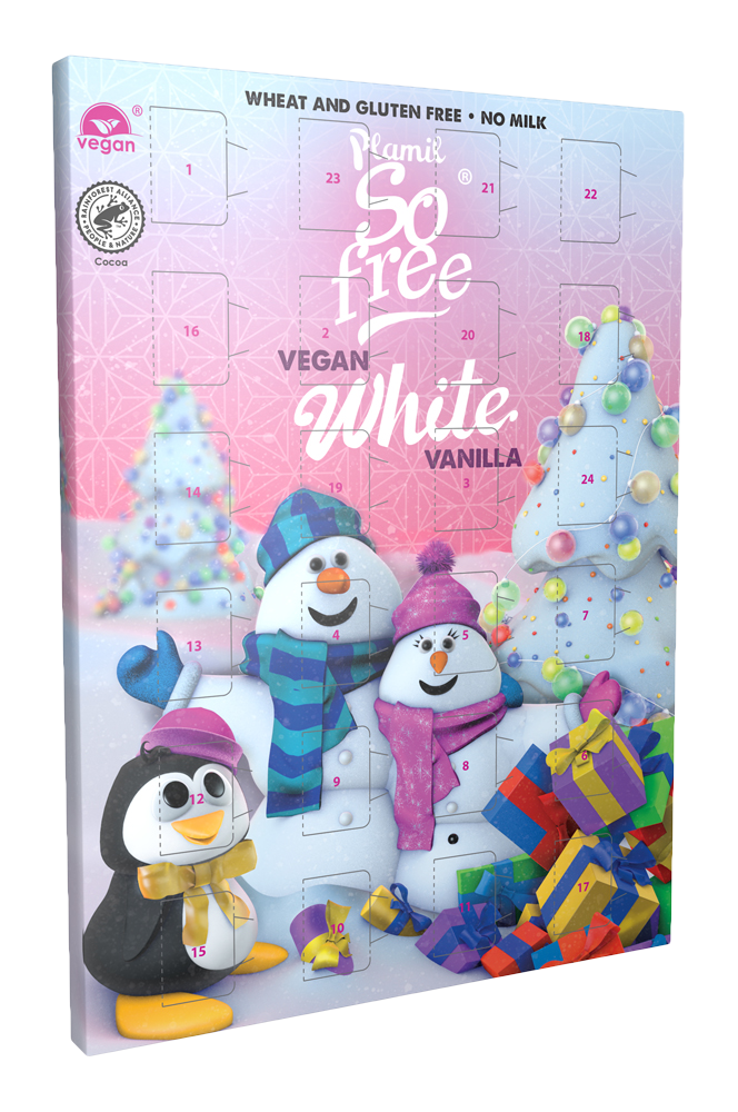 White Chocolate Advent Calendar, by Plamil So Free