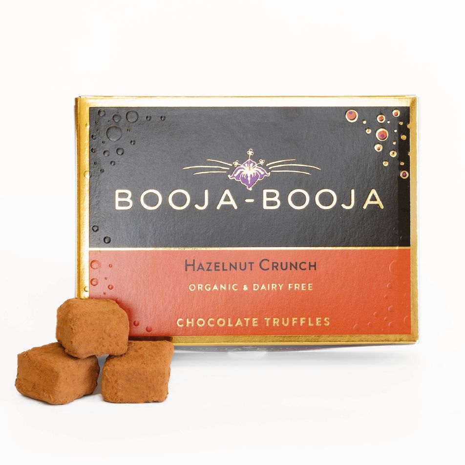 Hazelnut Crunch Truffle Gift Box, by Booja-Booja