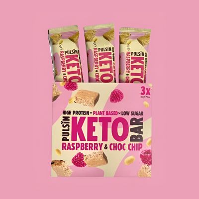 Keto Raspberry & Choc Chip Multipack, by Pulsin Keto Raspberry & Choc Chip Multipack, by Pulsin
