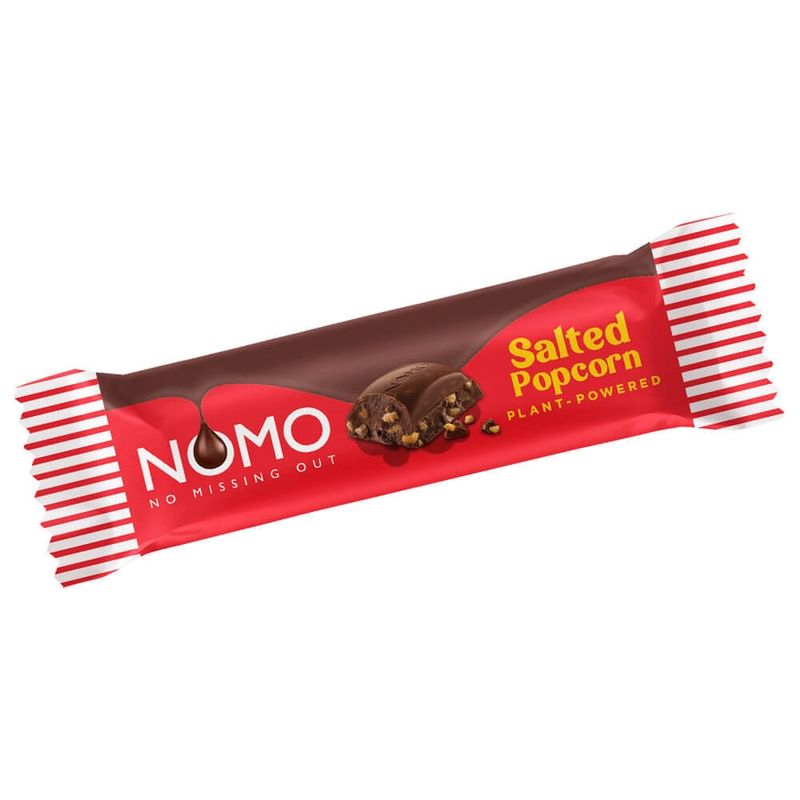 Salted Popcorn Chocolate Bar, by NOMO