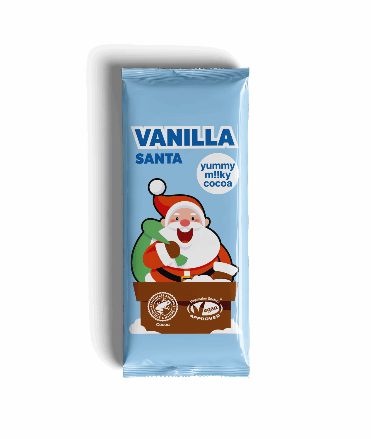 Vanilla Chocolate Santa Bar, by Plamil So Free