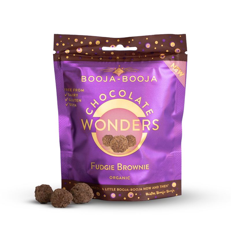 Fudgie Brownie Chocolate Wonders, by Booja Booja