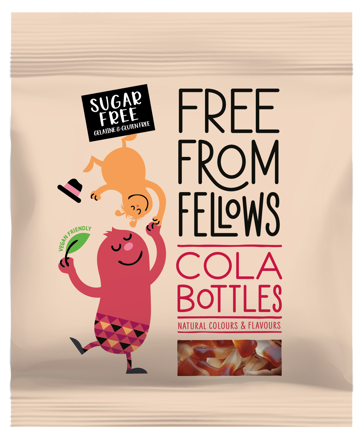 Sugar Free Cola Bottles, by Free From Fellows
