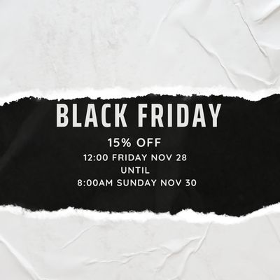 Black Friday Sale Starts Soon!!