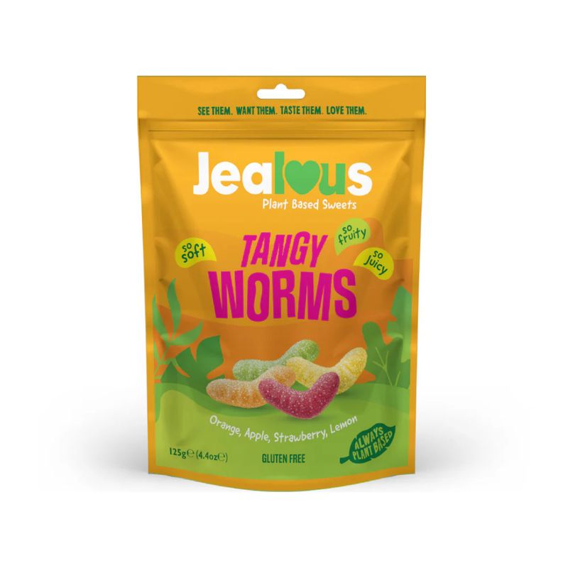 Tangy Worms Sharing Bag, by Jealous Sweets