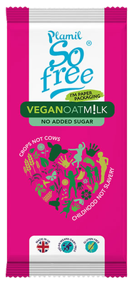 No Added Sugar Oat M!lk Chocolate Bar, by Plamil So Free