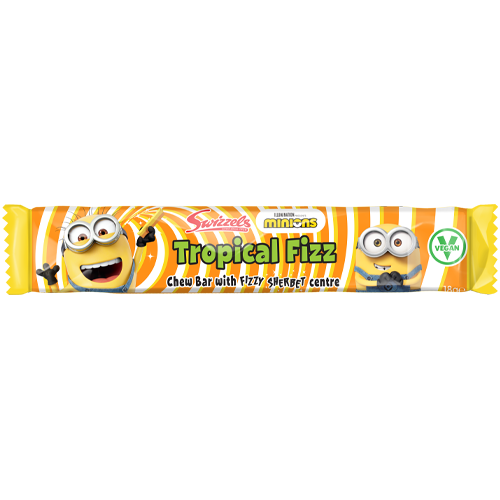 Swizzels Refreshers Minions Tropical Fizz Chew Bars
