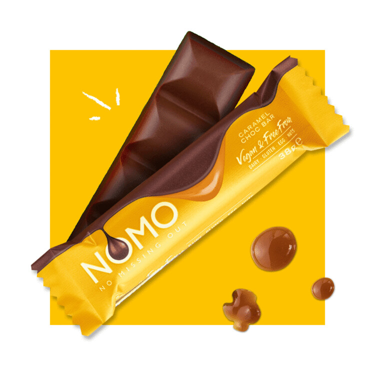Caramel Chocolate Bar, by NOMO