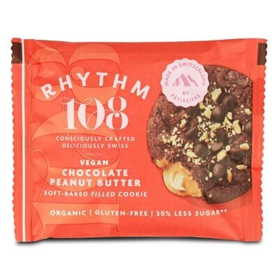 Chocolate Peanut Butter Filled, Soft-Baked Cookie, by Rhythm 108 ("Best by" June 26)