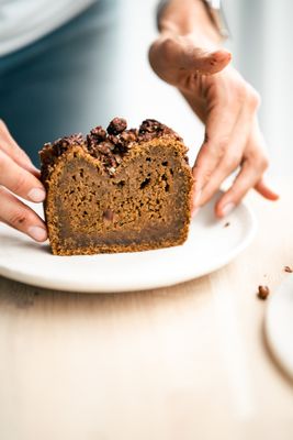 Single Slice - Chocolate Macadamia Banana Bread, by To Live For Bakery (PICK-UP ONLY, May 15)