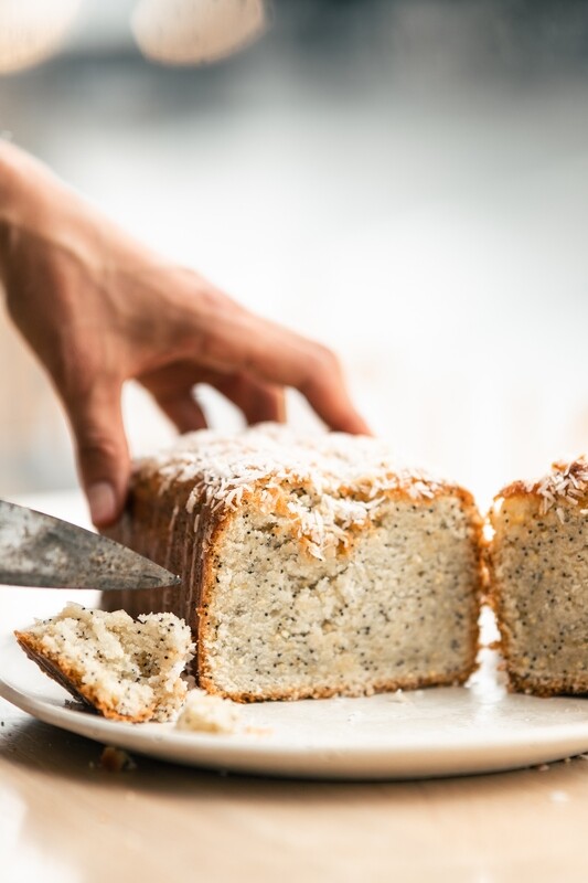 Single Slice - Lemon Loaf Slice, by To Live For Bakery (PICK-UP Only - Aug 8-10)
