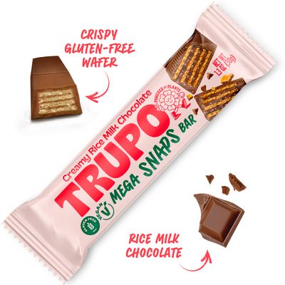CASE OF 12 Mega Snaps Wafer Bar, by Trupo Treats (Please read updated special note)