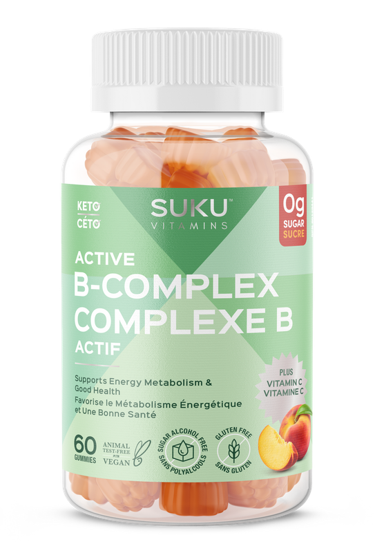 Active B-Complex, by SUKU (60 gummies)