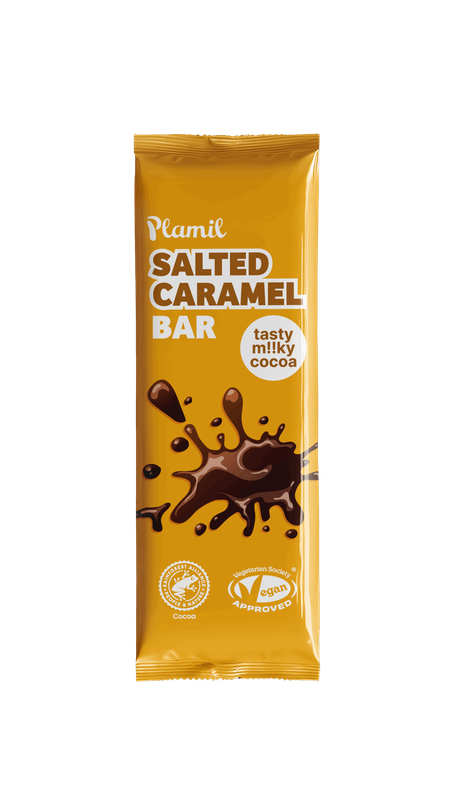 Salted Caramel bar, by Plamil So Free