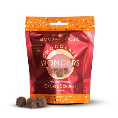 Limited Edition Orange Scrunch Chocolate Wonders, by Booja Booja
