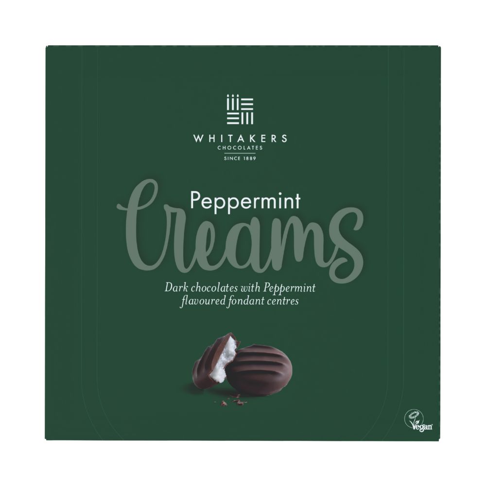 Dark Chocolate Peppermint Fondant Creams, by Whitakers