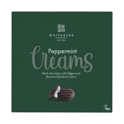Dark Chocolate Peppermint Fondant Creams, by Whitakers Dark Chocolate Peppermint Fondant Creams, by Whitakers