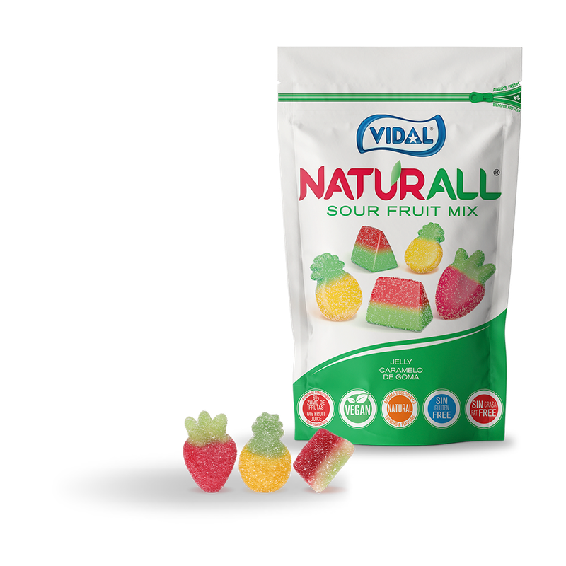 Sour Fruit Gummies, by Vidall Naturall