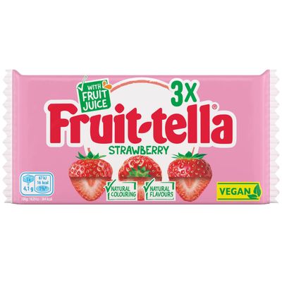Fruit-tella Strawberry 3 Pack