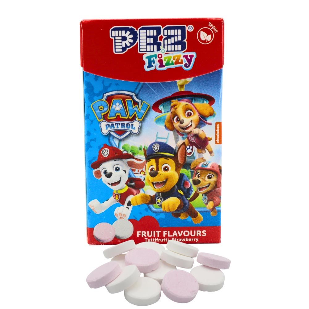 Fizzy Paw Patrol Flip-Top Box, by PEZ