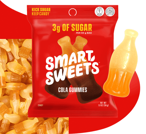 Cola Bottles, by Smart Sweets