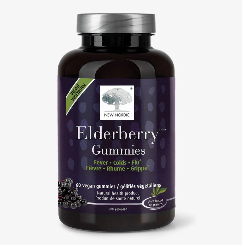 Elderberry Gummies, by New Nordic (60 count)