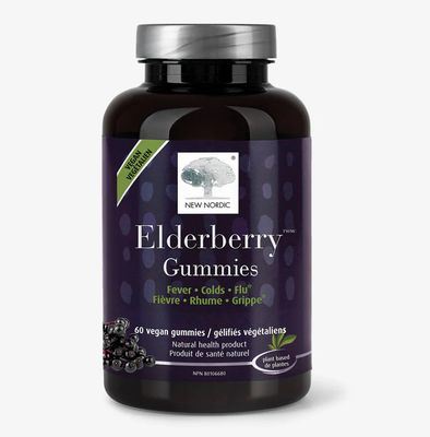 Elderberry Gummies, by New Nordic (60 count)