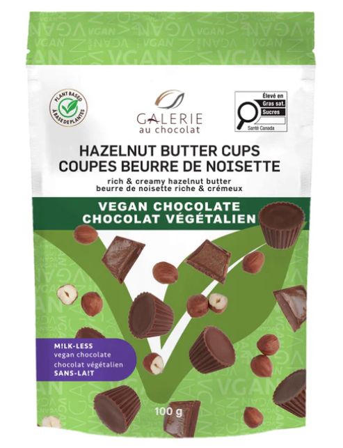 Hazelnut Butter Cups, by Galerie au Chocolate