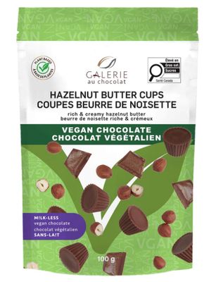 Hazelnut Butter Cups, by Galerie au Chocolate