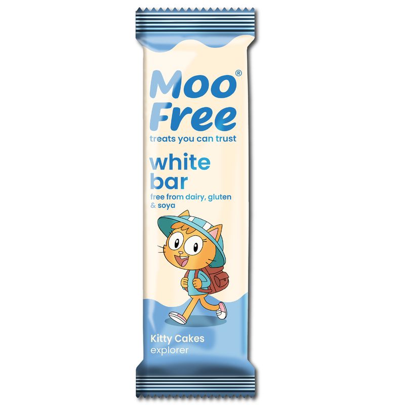 White Chocolate Mini Bar, by Moo Free (BROKEN)
