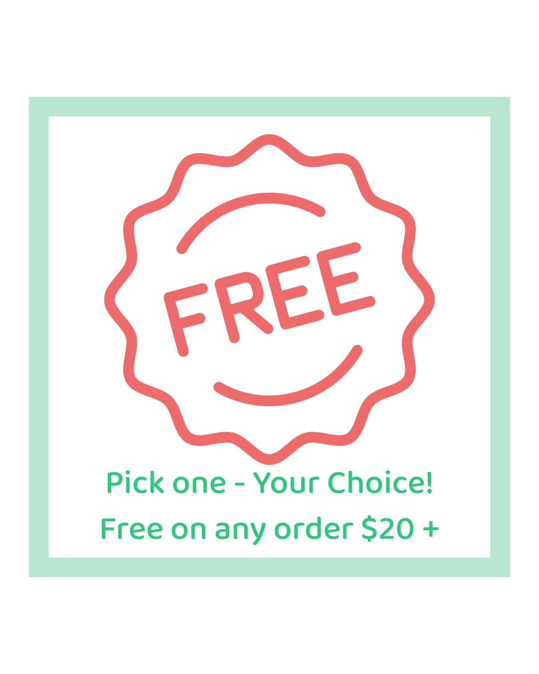 Freebie - Pick one!