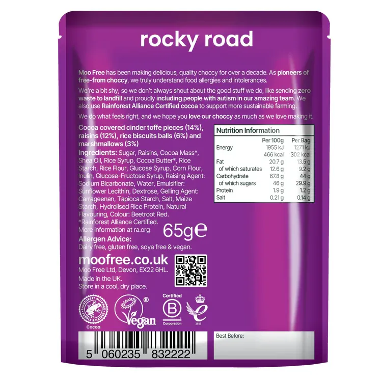 Rocky Road Bites, by Moo Free