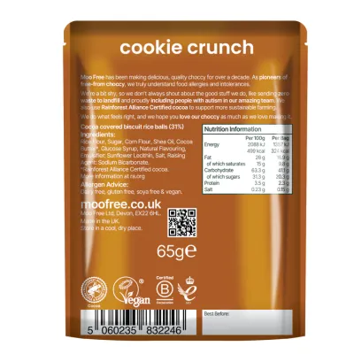 Cookie Crunch Bites, by Moo Free