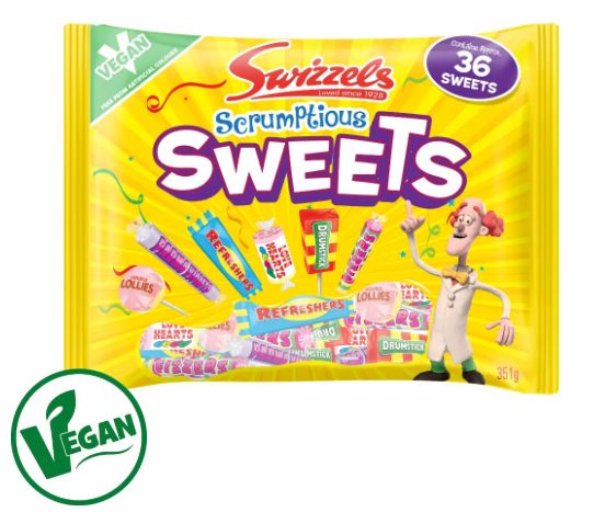 Scrumptious Sweets Bag, by Swizzels (Approx 36 Sweets)