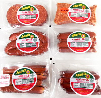 Amaral's Sausage 6 lb. Combo Pack Amaral's Sausage 6 lb. Combo Pack