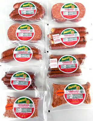 Amaral's Sausage 9 lb. Combo Pack