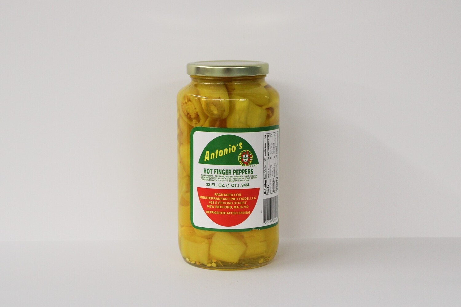 Yellow Hot Finger Peppers