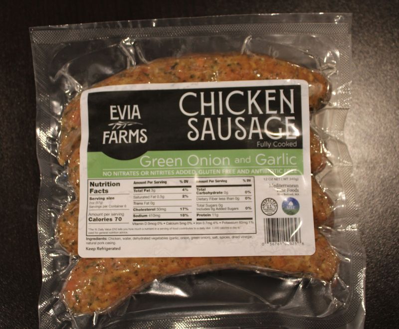 Evia Farms - Chicken Sausage Green Onion Garlic