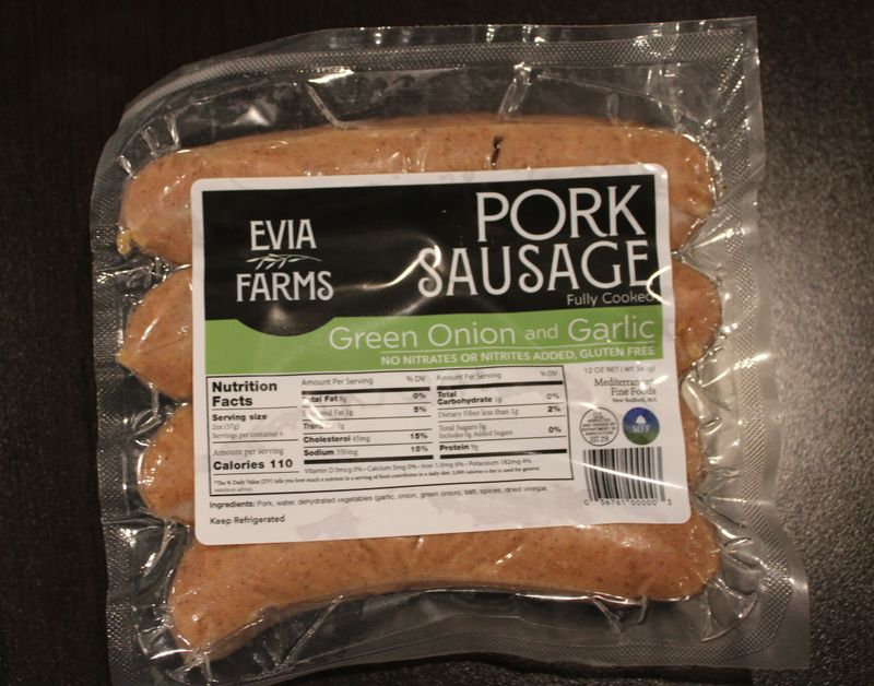 Evia Farms - Green Onion Garlic Pork Sausage