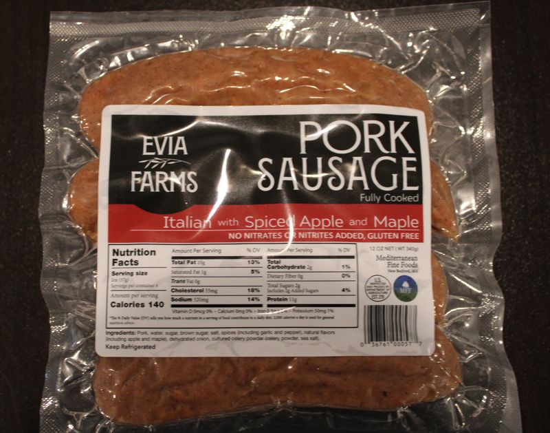Evia Farms - Italian Spiced Apple Maple Pork Sausage
