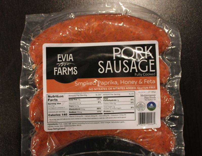 Evia Farms - Smoked Paprika, Honey and Feta Pork Sausage