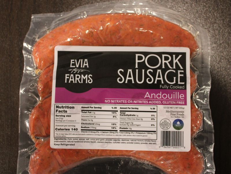 Evia Farms - Pork Andouille Sausage